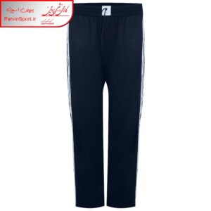 شلوار مردانه کالای ورزشی پروین مدل سه نوار رنگ سرمه ای