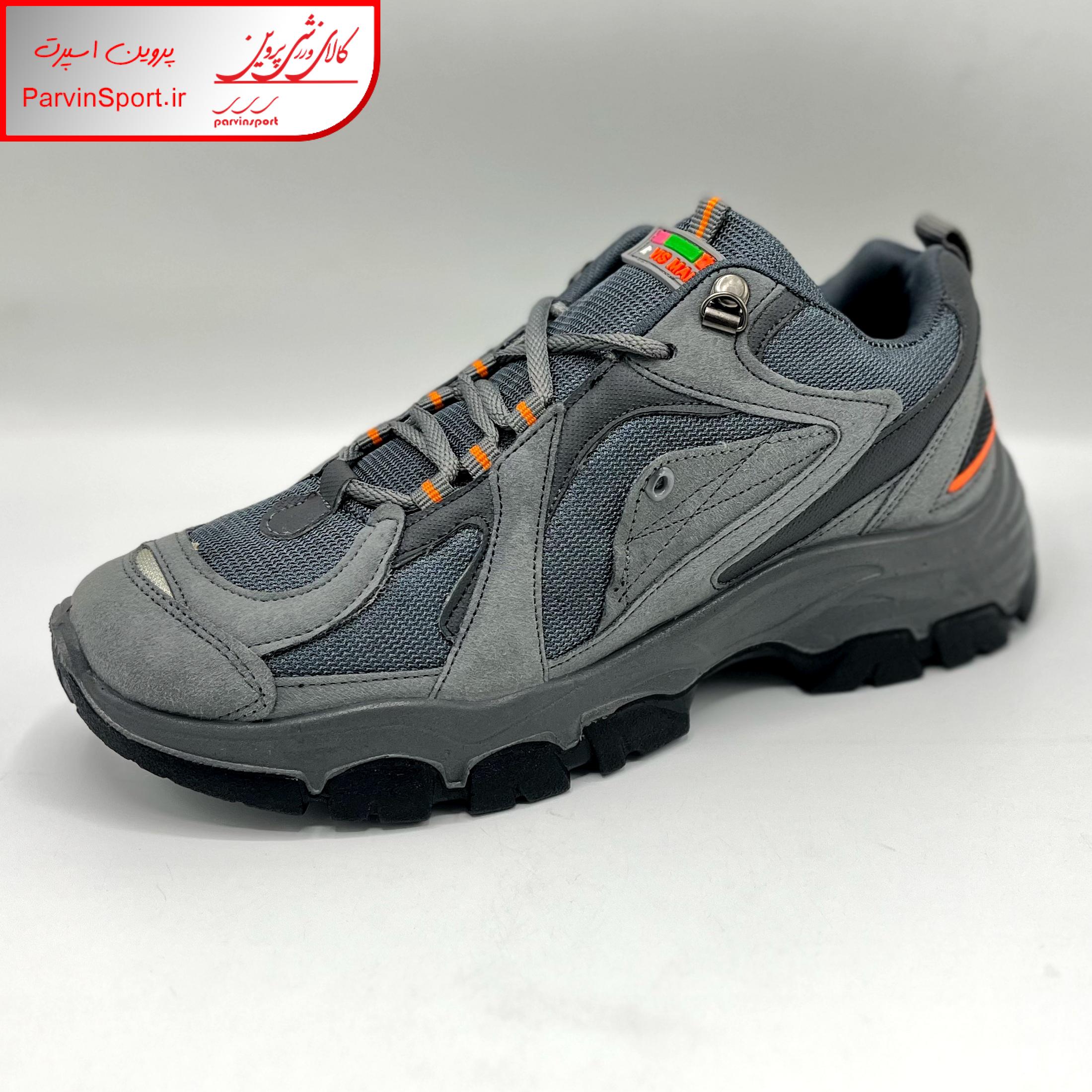 کفش کوهنوردی مردانه مدل Visan..too رنگ طوسی