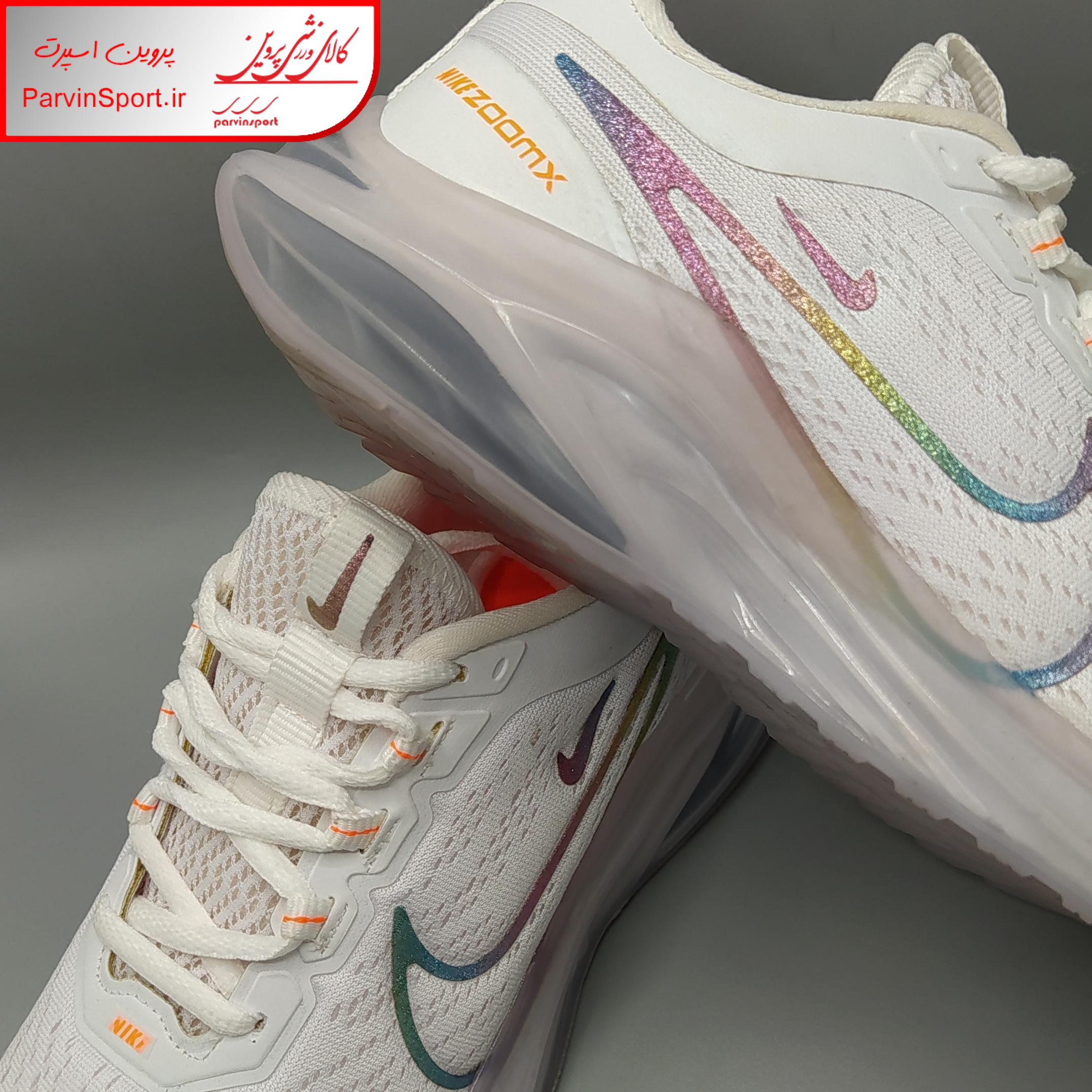 کفش پیاده روی زنانه مدل زوم ایکس رنگ سفید