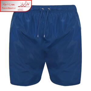 مایو مردانه کالای ورزشی پروین مدل سه نوار رنگ سرمه ای