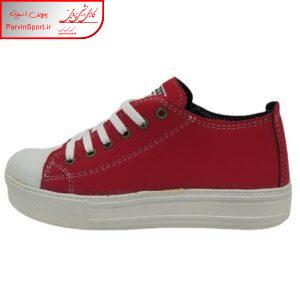 کفش پیاده روی زنانه مدل الستار لژدار رنگ قرمز