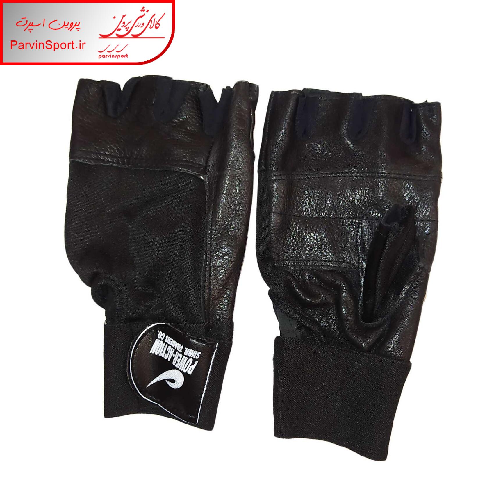 دستکش بدنسازی مردانه مدل A.B.C