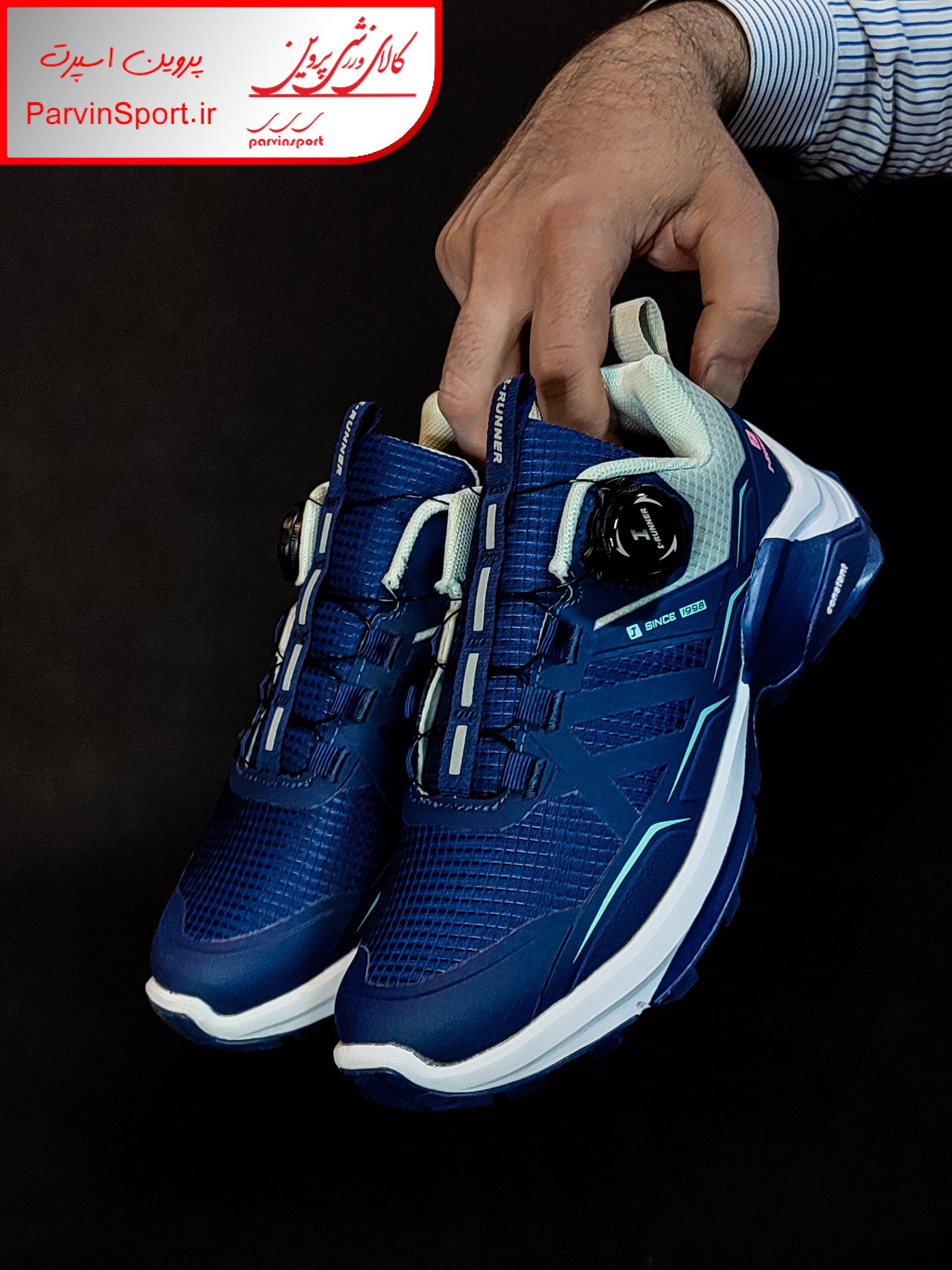 کفش طبیعت گردی آی رانر مدل دیسکی سرمه ای