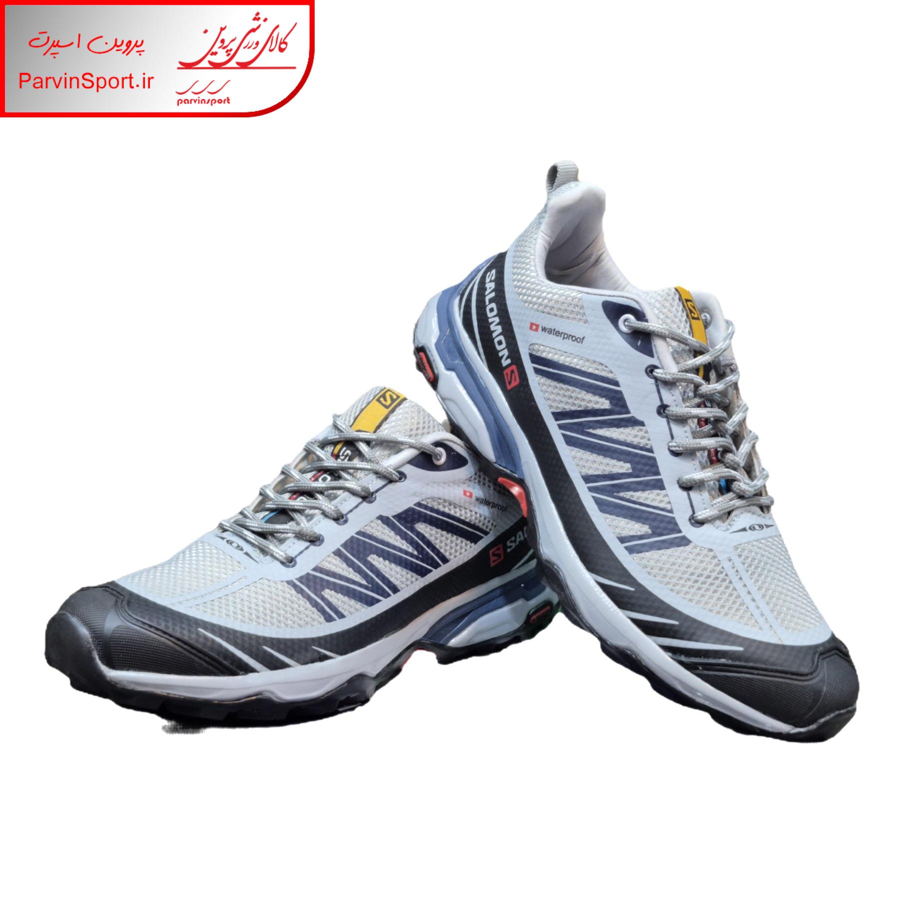 کفش طبیعتگردی پدیده طرح سالامون رنگ طوسی - Image 2