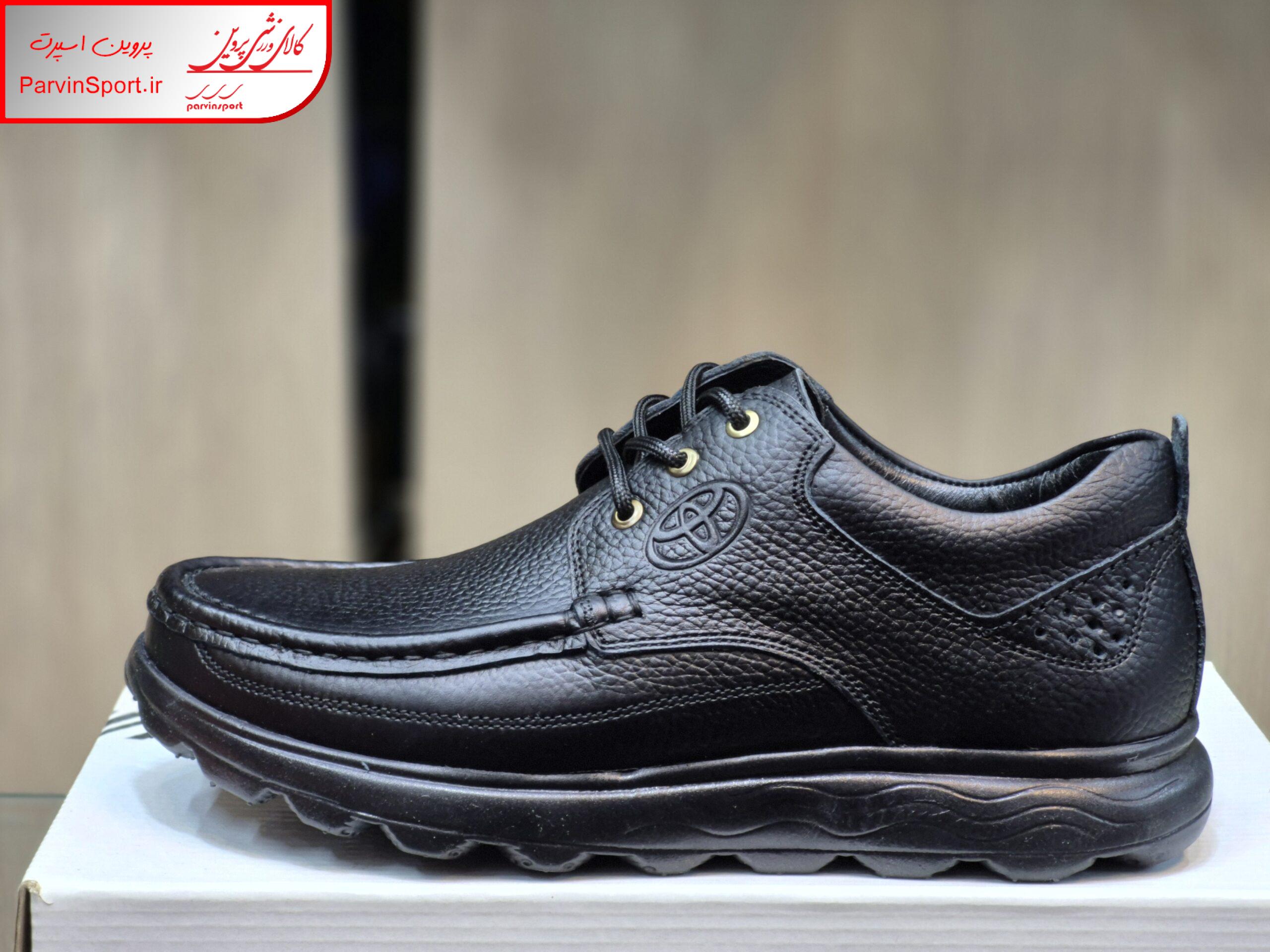 کفش طبی راحتی مردنه پیک مدل تویوتا رنگ مشکی بندی و بی بند - Image 4