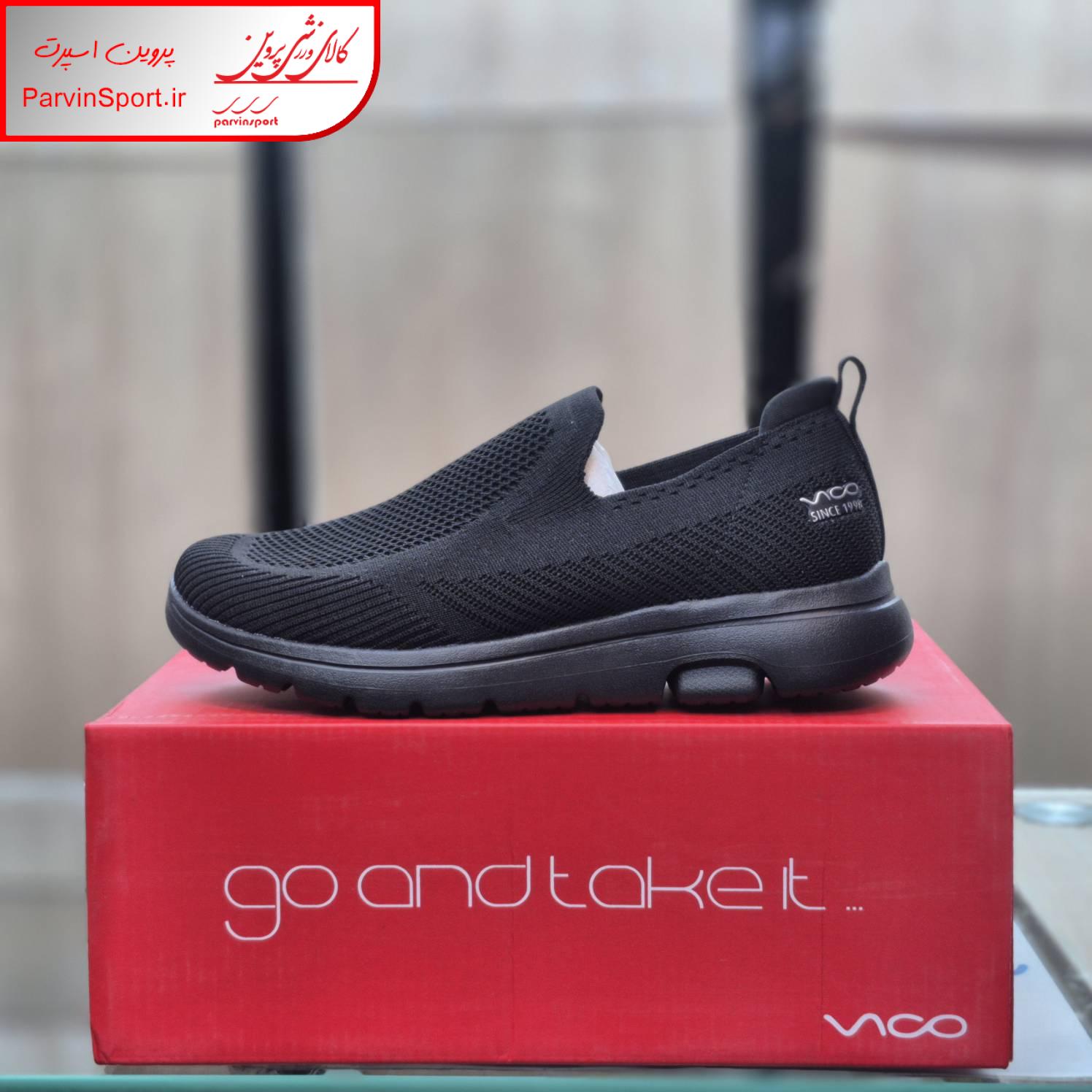 کفش حرفه ای پیاده روی ویکو VICO رنگ مشکی - Image 6