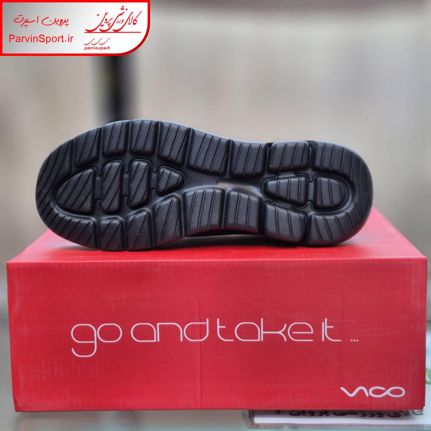 کفش حرفه ای پیاده روی ویکو VICO رنگ مشکی - Image 5
