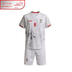 ست تی‌شرت و شلوارک ورزشی پسرانه مدل تیم ملی ایران طرح جام جهانی طارمی 2026